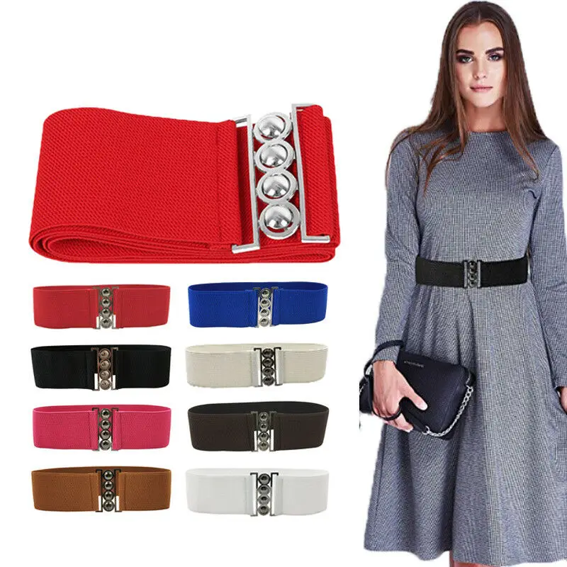 Женский узкий эластичный пояс широкий для пояса винтажный платья