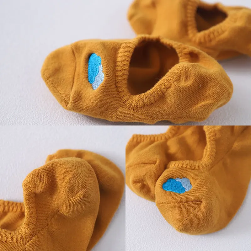 

New Women Cotton Short Socks Creative Personality Weather Patterned Female Girl Harajuku Japanese Sweet Ankle Boat Socks 2020