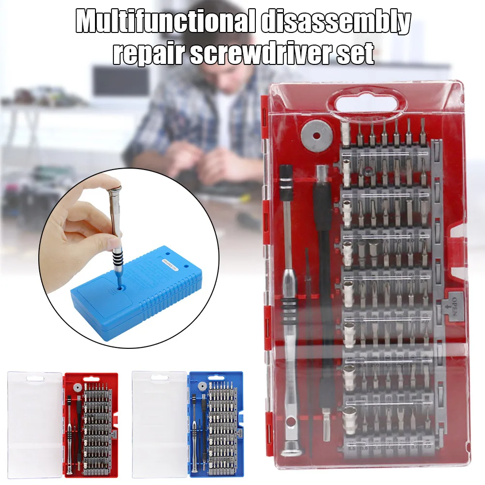 

Hot 60 in 1 Precision Screwdriver Set with Magnetic Screwdriver Kit Electronics Repair Tool Kit D6