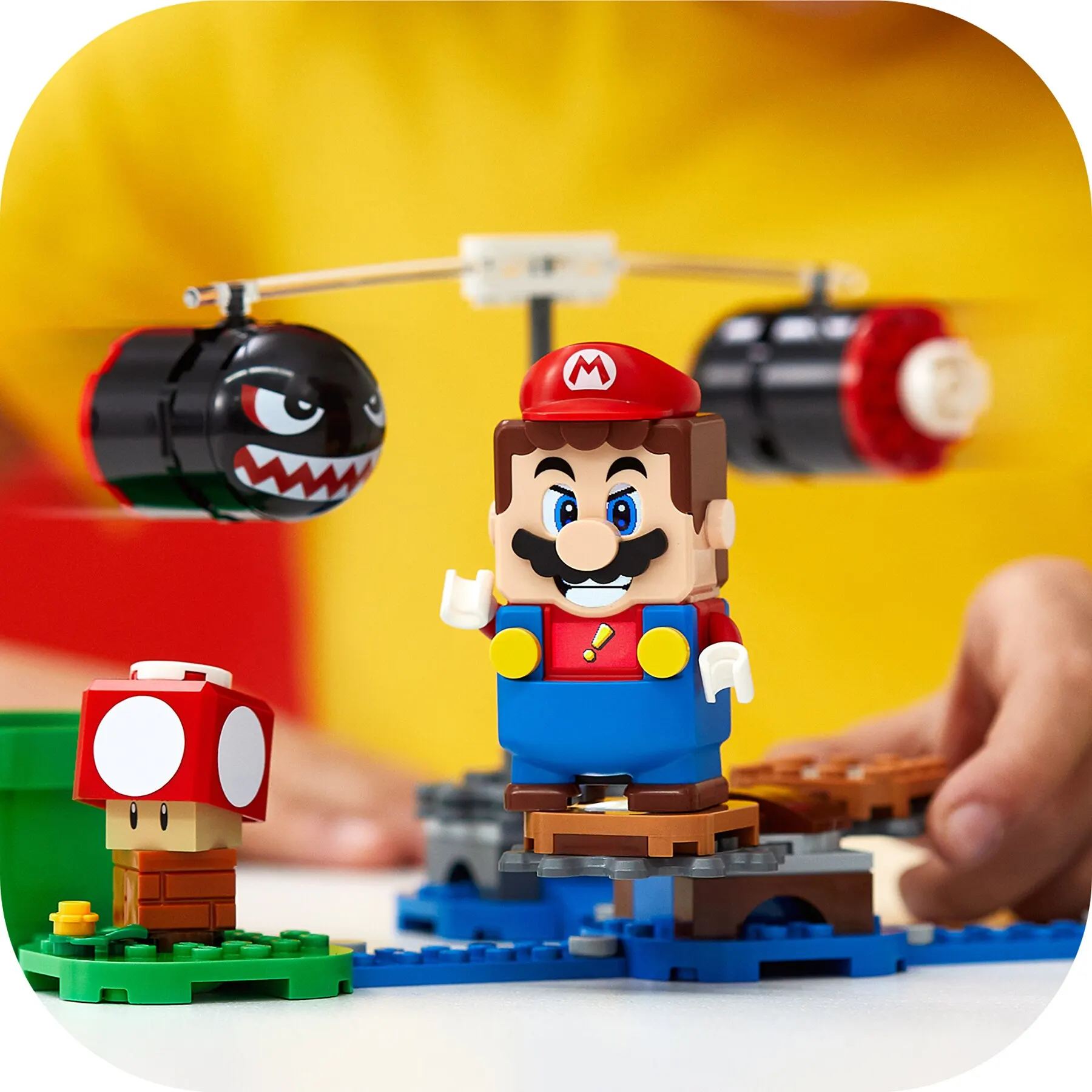 Конструктор LEGO Super Mario 71366 Огневой налёт Билла банзай. Дополнительный