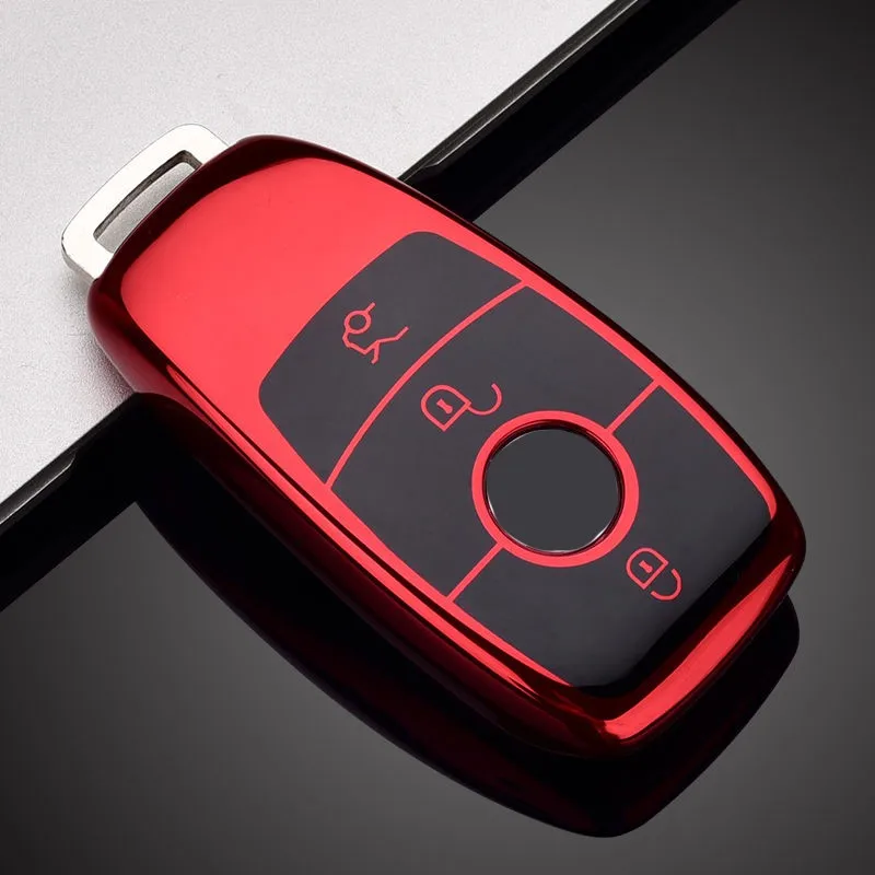 

New Car Remote Key TPU Case Cover For Mercedes Benz W213 E200 E260 E300 E320 S320L S350 S450 Protective Key Cover Shell Holder