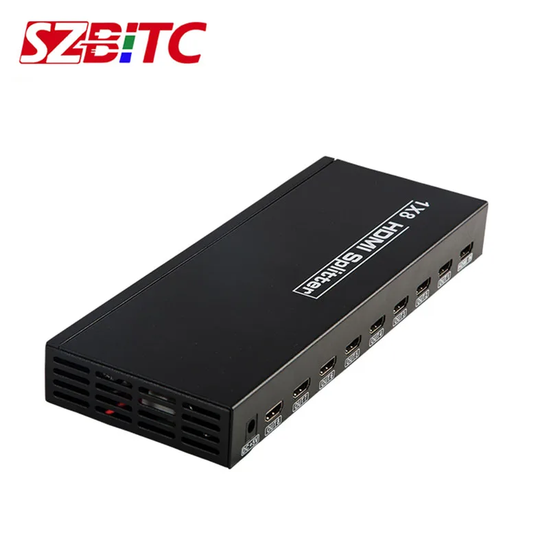 Разветвитель SZBITC 4K HDMI 1x8 видеопреобразователь 1 в 8 Выход HDMI-распределитель
