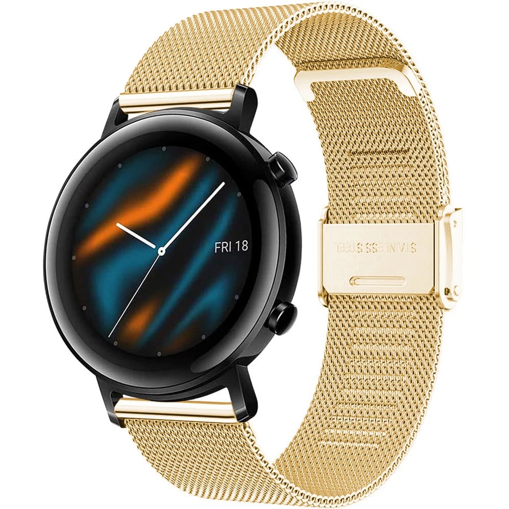 Ремешок Миланская петля из нержавеющей стали для наручных часов модный браслет