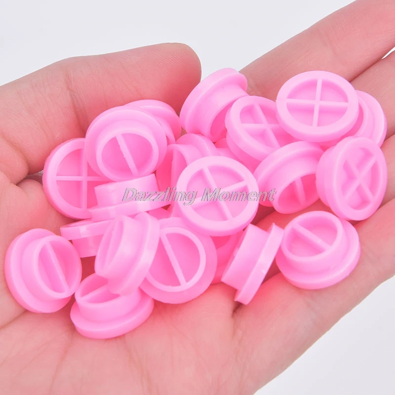 

100Pcs Beauty Eyelash Extension Glue Cups Epoxy Delay Cup Grafting Eyelash Tool
