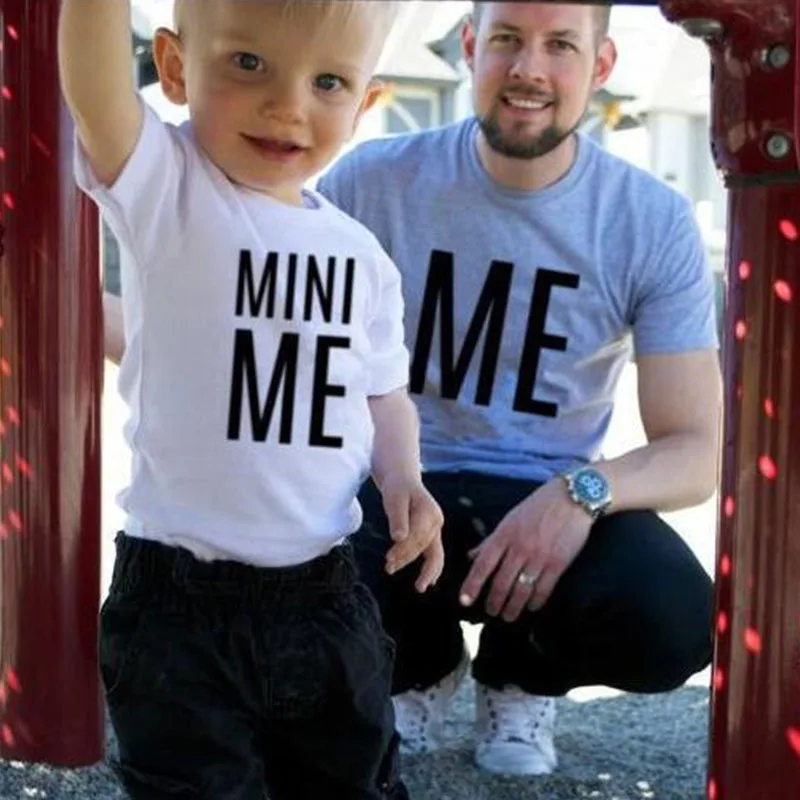 Letter Print T-Shirt Casual Mother Daughter Short Sleeve Family Matching T-Shirts Summer Father Son Tees Tops | Мать и ребенок