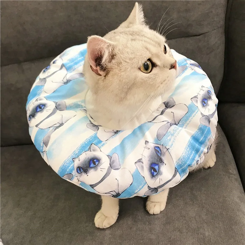 Pet E Collar Recovery Cone Регулируемая хлопковая смесь ошейник для восстановления шеи