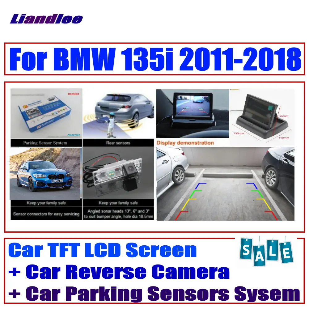 Автомобильная цифровая система датчиков парковки для BMW 135i 2011 2018 монитор камеры