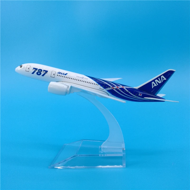 16 см Япония Nippon дыхательные пути B787 модель самолета из сплава украшения подарок