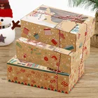 Рождественская Подарочная коробка, коробка для конфет с Санта-Клаусом, железный почтовый ящик для творчества, коробка для хранения конфет, органайзер, жестяная коробка, рождественские украшения, детские подарки