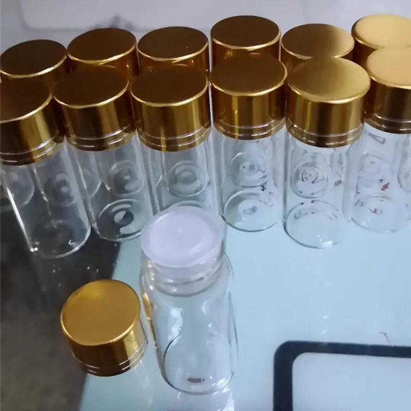 

50Pcs/Lot 25ML Mason Jar Storage Containers Glass Bottles Gold Screw Cap Undefined Empty Glass Bottles Frascos De Vidrio Botella