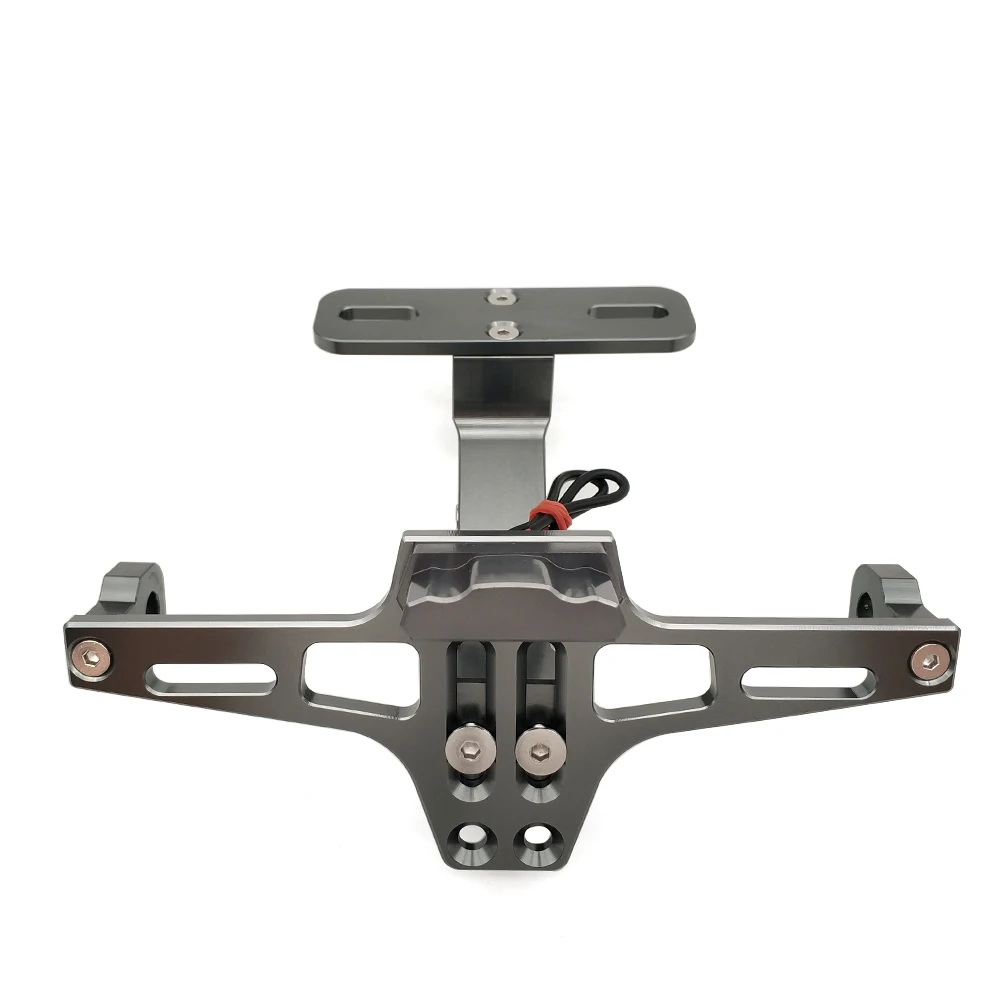 Кронштейн для подставки номерного знака мотоцикла из алюминия с регулировкой