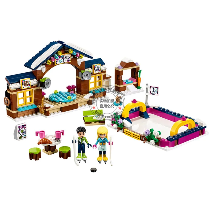 Girls toys Snow Resort Chalet Ski Lift Building Brick Toys DIY Education Xmas Gift | Игрушки и хобби