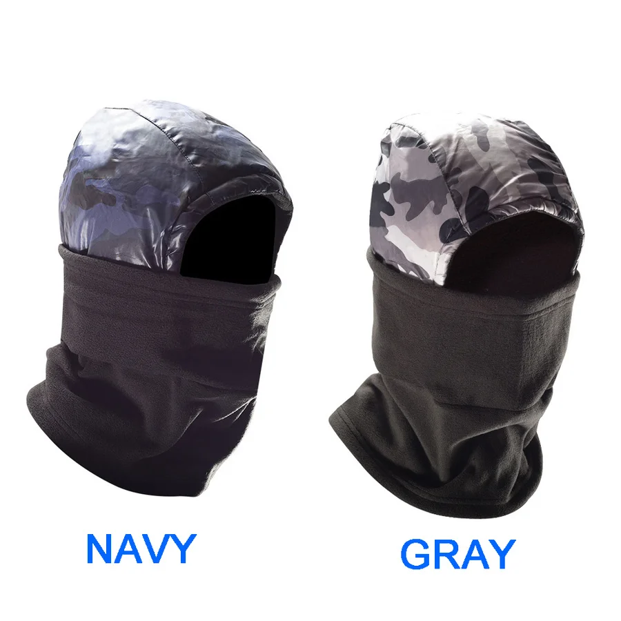 Обновленные теплые зимние шапки для мужчин теплая Балаклава шеи Женская езды на