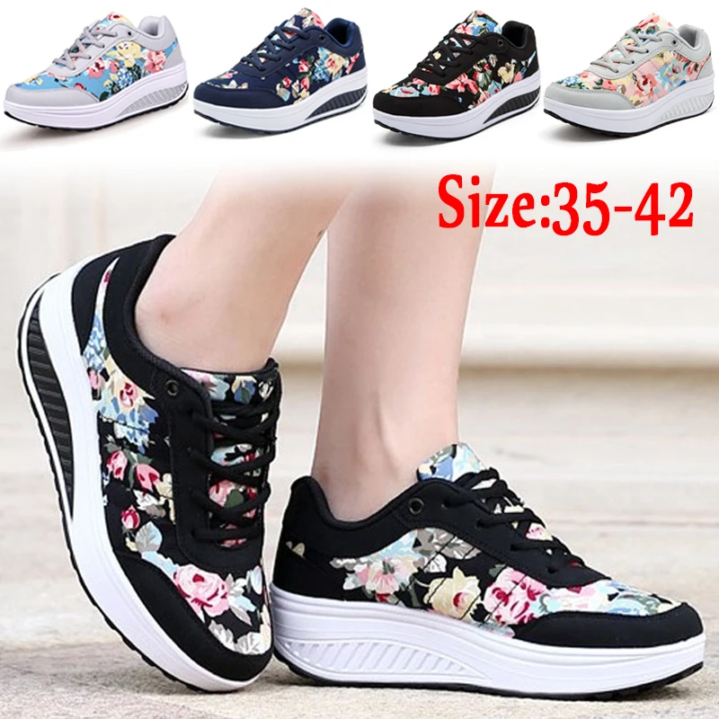 Женские кроссовки с вулканизированной подошвой KAMUCC модные удобные на танкетке