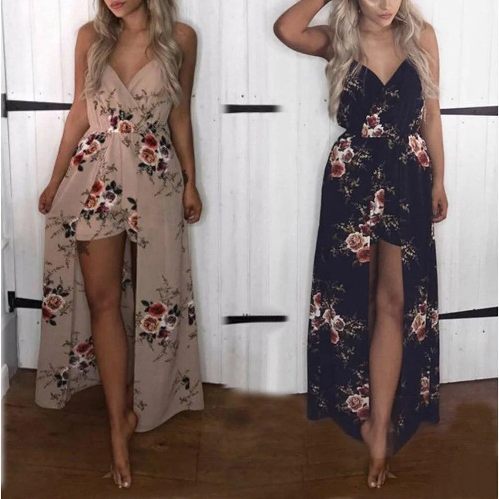 Женские туфли с цветочным принтом летние пляжные платья без рукавов Коктейльные