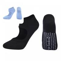 useful grips women socks round head indeformable sweat absorbing yoga socks sticky grip socks yoga socks 1 pair
