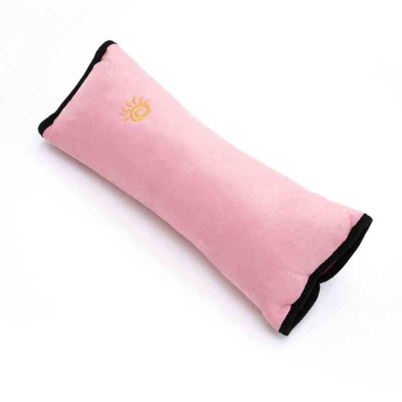 Fundas de almohada suaves para cintur&oacute;n de seguridad de coche, almohadillas ajustables para los hombros del veh&iacute;culo, coj&iacute;n Protector de seguridad, reposacabezas, soporte para el cuello para beb&eacute;, 2 piezas, 2022-4