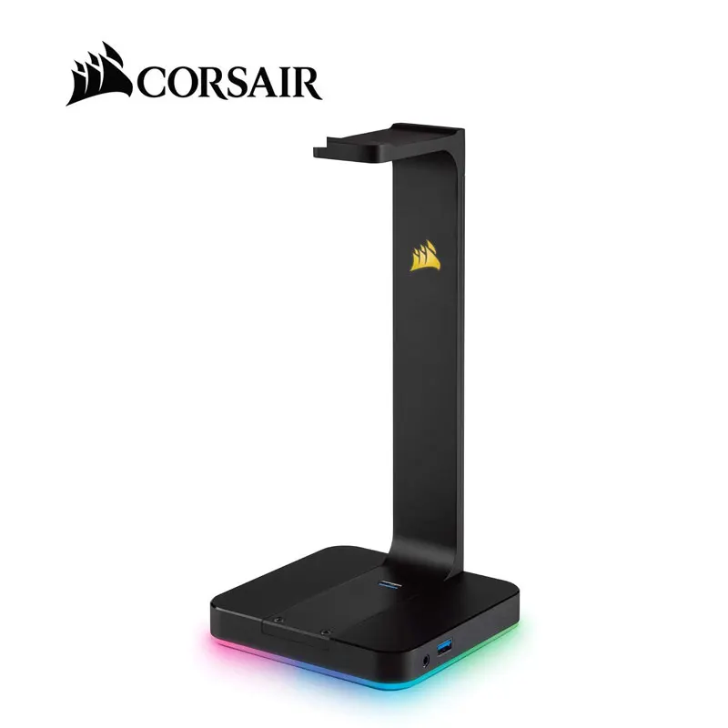 Высококачественная подставка для гарнитуры Corsair ST100 RGB с объемным звуком 7 1-3 5 мм и