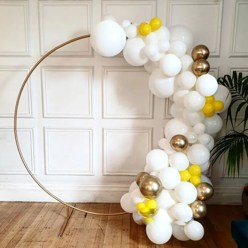 101 шт./компл. Белая Гирлянда с воздушными шарами для помолвки детской первого дня
