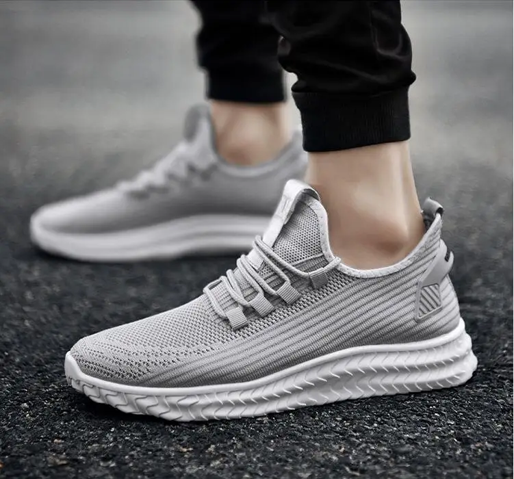 Новая мужская обувь кроссовки на плоской подошве Мужская повседневная удобная
