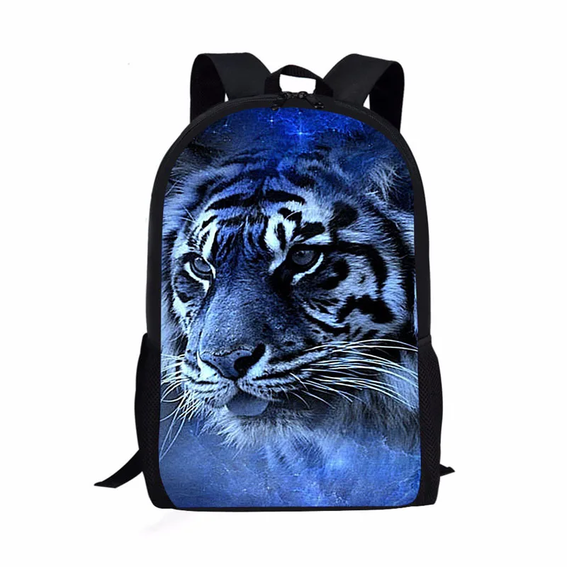 Школьные ранцы для мальчиков, детский рюкзак с принтом Тигра для учеников, сумки для книг