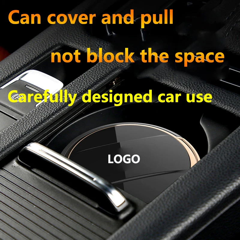 

Car Ashtray Outdoor Anti Smoke Led Ligh Auto with Lid for Volvo V90 S90 V60 Cross Country S60 XC60 XC40 360c V90 R-Design Est