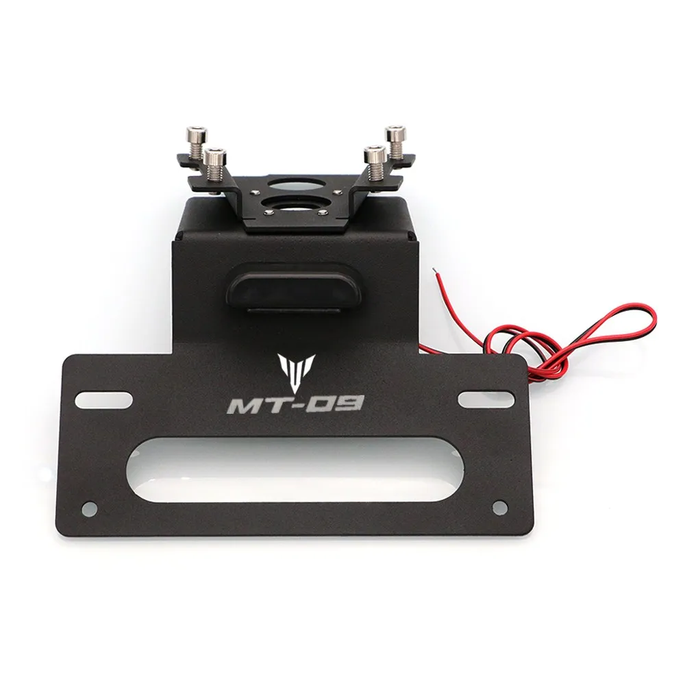 CK CATTLE KING For Yamaha MT-09 MT09 FZ-09 Fender Registration Bracket License Plate Holder Frame with LED light | Автомобили и