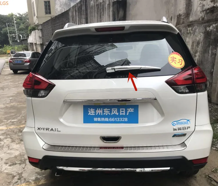 

For Nissan X-Trail 2014-2018 High-quality ABS Chrome rear wiper decorative cover wiper cover anti-scratch protection Car styling
