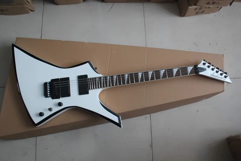 Бесплатная доставка китайский завод гитары на заказ KE2 Келли белая электрогитара