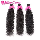 Накладные волосы Miss Cara, перуанские, холодная волна, натуральные кудрявые пучки волос, 100%, неповрежденные, естественного цвета, 134 пучков, много