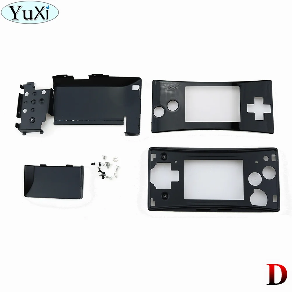 D YuXi сменный металлический корпус чехол для NAND для Gameboy Micro для GBM Передняя панель Задняя крышка с винтами - Цвет: D