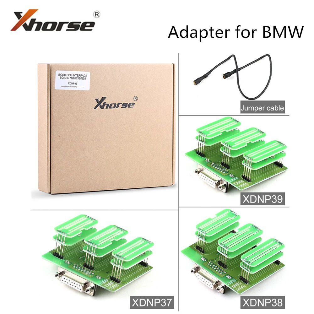 

Адаптер Xhorse XDNP33 для BMW N20 B38 N55, набор интерфейсных плат ECU 3 шт. (XDNP37 XDNP38 XDNP39) для Mini Prog /VVDI Key Tool Plus