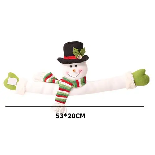 Snowman B Рождественская Пряжка для штор, украшения для дома, принадлежности Санта Клауса, декор окна, рождественский подарок для рождественского декора - Цвет: Snowman B