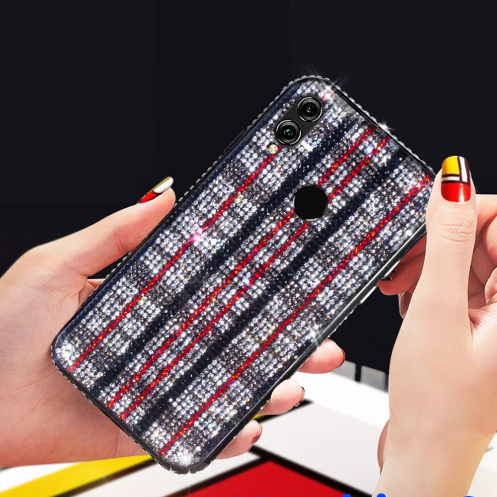 Чехол для телефона YueTuo чехол с блестками и стразами huawei y9 2019 2018 y 9 mate 30 pro lite mate30