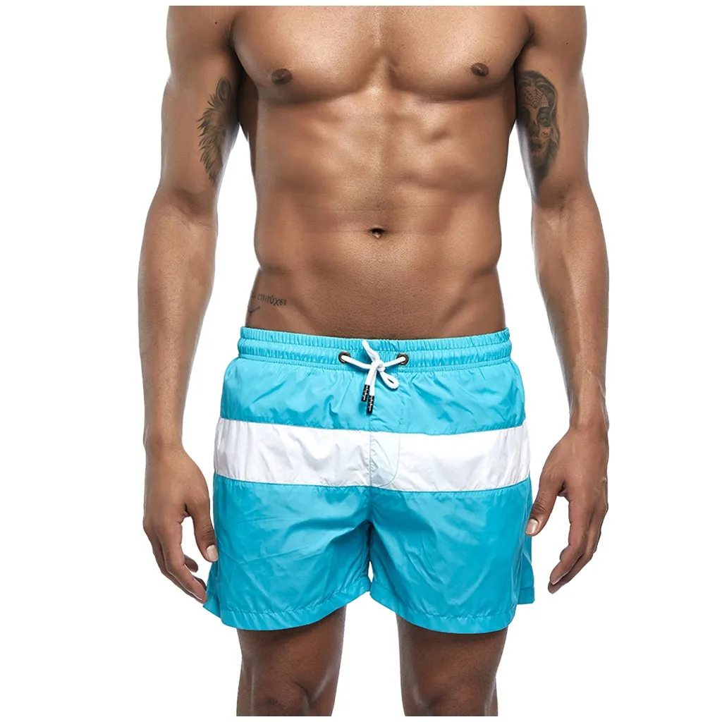 Высокоэластичные мужские пляжные шорты одежда для серфинга и плавания пляжная