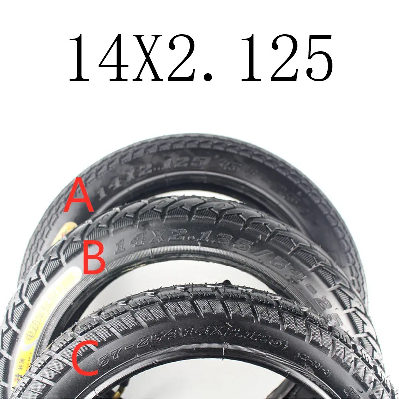 

HOT SALE Good Quality 14x2.125(54-254) Inner and Outer Tyre Rubber Tire Fits Many Gas Electric Scooter and E-Bike