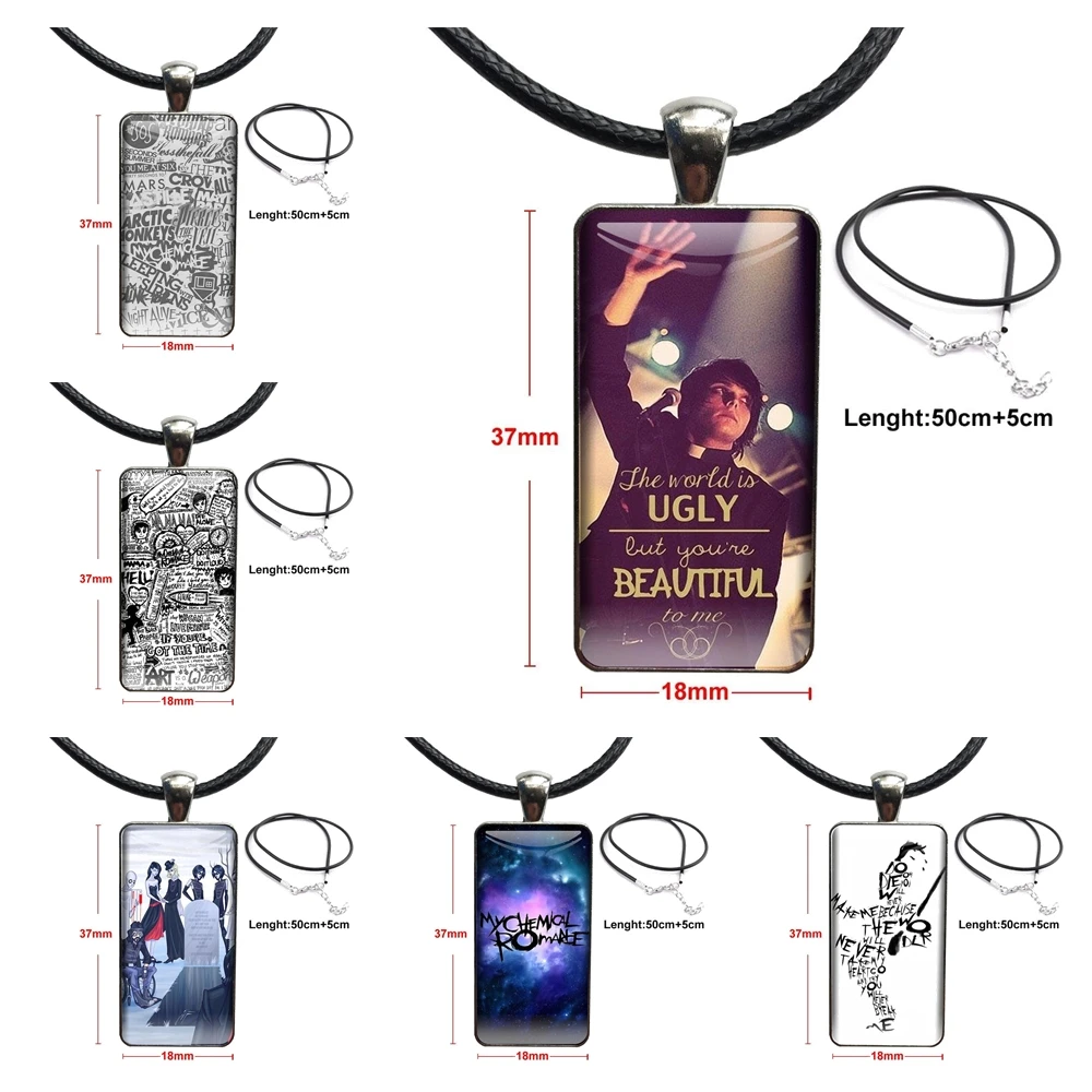 Ожерелье со стальным покрытием стеклянный чокер с кабошоном Длинная подвеска