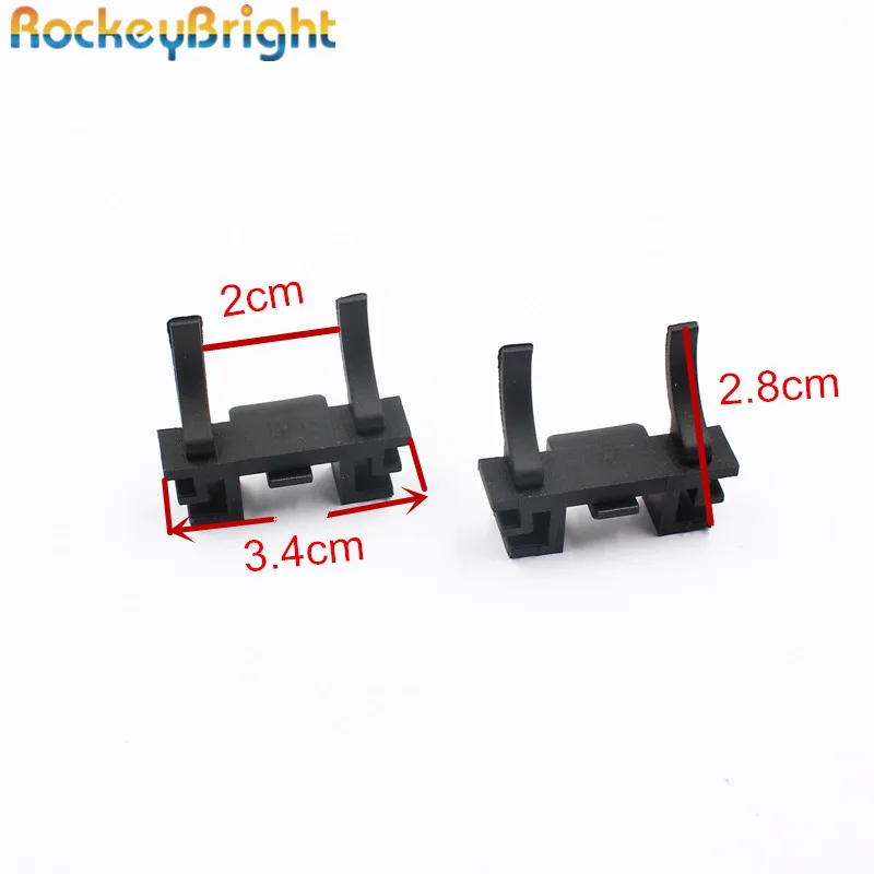 

Rockeybright 2X H7 headlight adapter for Land Rover Discovery for Ford Focus for Fiat led head lamp holder base socket retainer