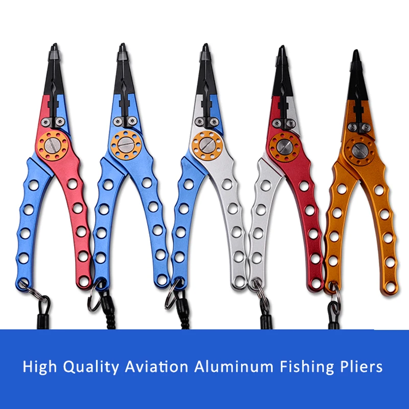 

Fishing Pliers Aluminum Alloy scissors Hook Remover 150g 20CM Fishing Tools Line Cutter Multifunctional Knot Fishing Equipment