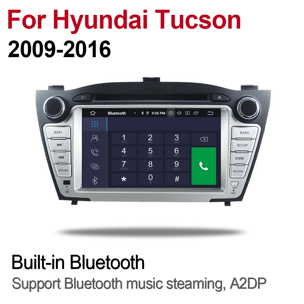 ZaiXi 2din Android 9 0 Восьмиядерный 4 Гб ОЗУ автомобильный DVD плеер для Hyundai Tucson 2009 ~ 2016 GPS