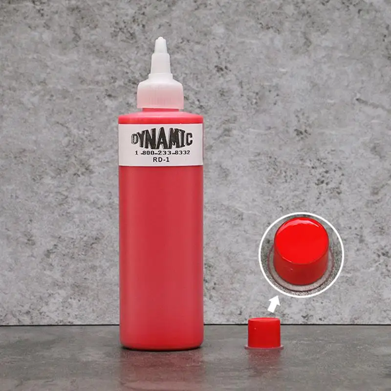 

240ml Tattoo Ink Semi Permanent Tattoo Ink Non-Toxic Safety Waterproof Lasting DIY Color Art Tattoo Pigment Paints Tool