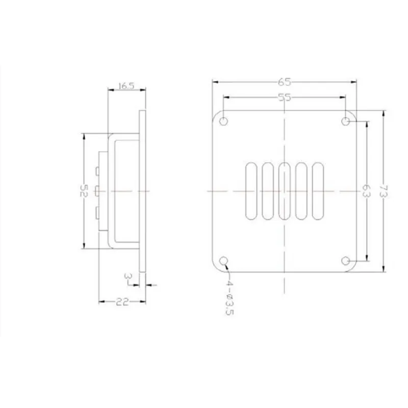 2 шт./лот аудиодрайвер для монитора сделай сам алюминиевый динамик воздушного