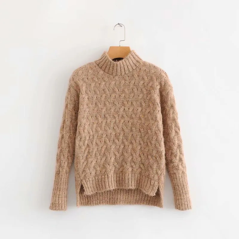 Женский вязаный свитер с длинным рукавом Artguy теплый кашемировый шерстяной