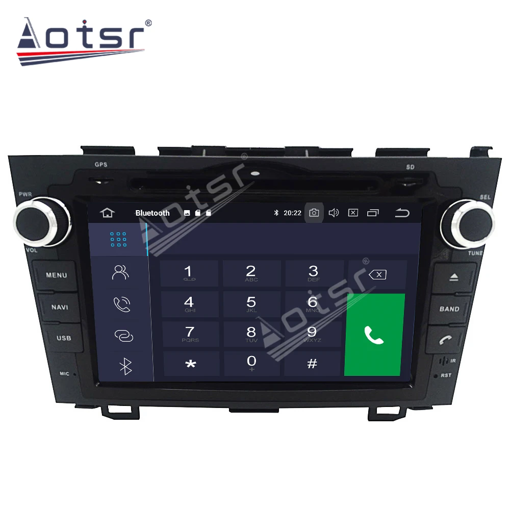 Автомобильный мультимедийный плеер Android 10 0 4 Гб + 64 ГБ DVD-плеер GPS-навигация для Honda