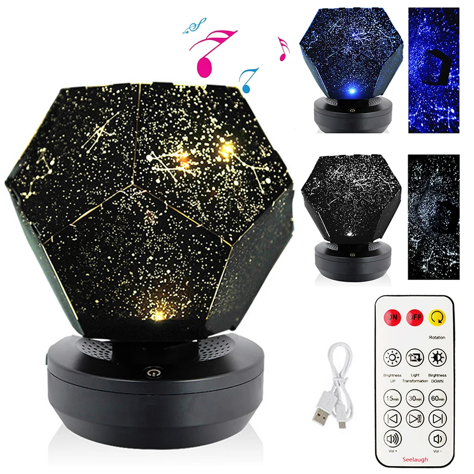 

Галактический проектор для комнаты, лампа «звездное небо», «сделай сам», оригинальный планетарный подарок для детской спальни, декоративно...