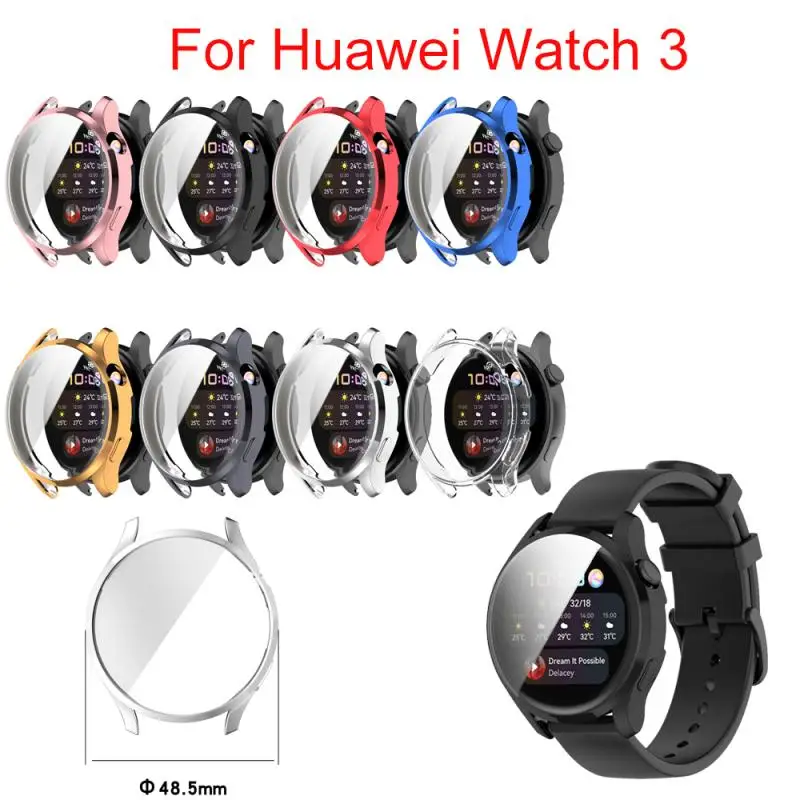 

Новое поступление, Мягкий защитный чехол для Huawei Watch 3, чехол-бампер из ТПУ для часов 3, аксессуары для часов с гальваническим покрытием