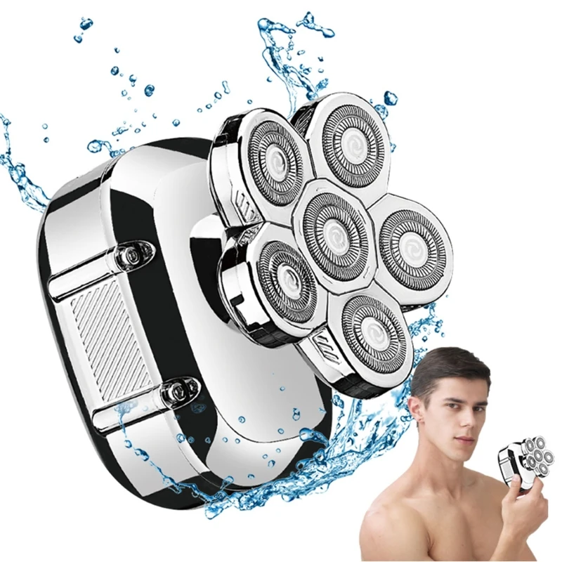 Электробритва Сменные кассеты 6 шт. w/цифровой Дисплей 90 мин Время работы USB