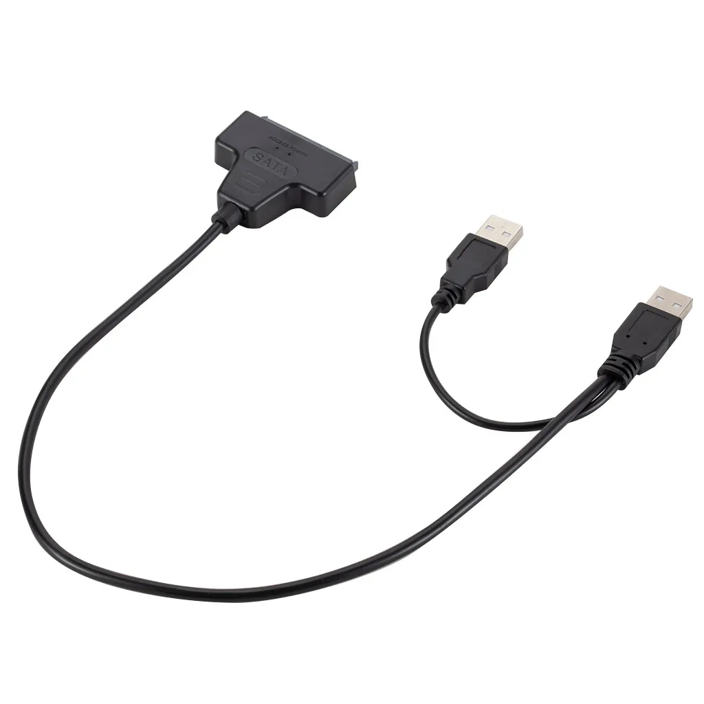 EPULA Новый USB 2 0 для SATA 7 + 15 Pin 22 кабель адаптера 5 &quotдюймовый жесткий диск HDD