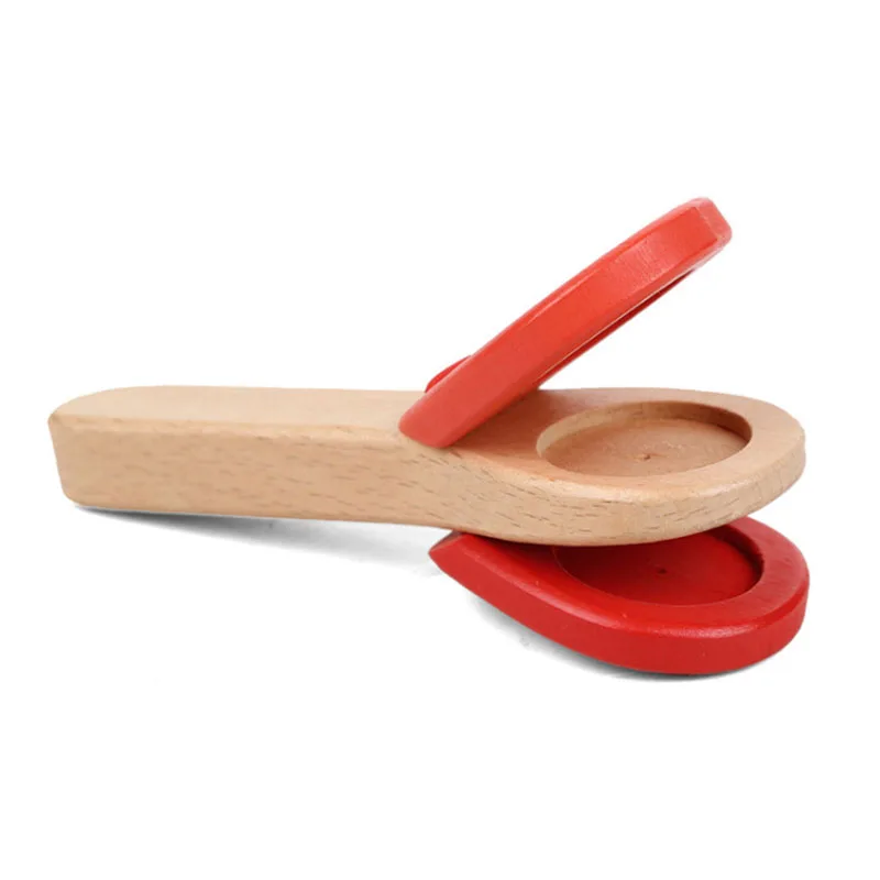 Детская ручная Хлопушка деревянная перкуссия игрушка детский музыкальный