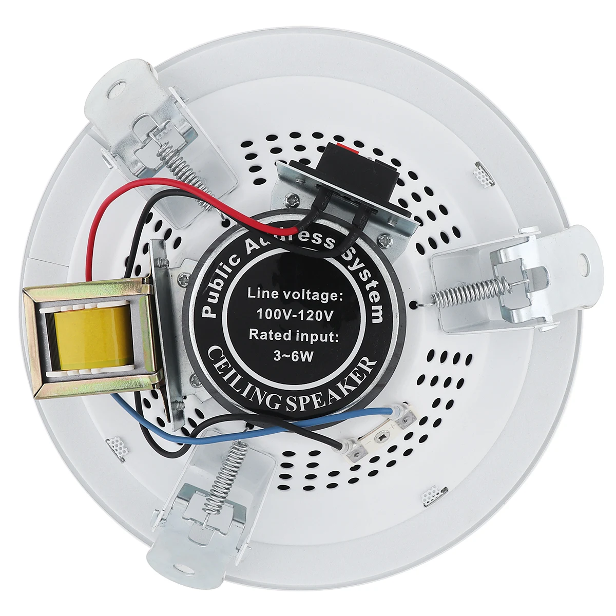 

ATC-812 Metal Wall Speaker Mic Input USB MP3 Player 6 Inch In-Ceiling Speaker Public Broadcast Background Home Music Speaker